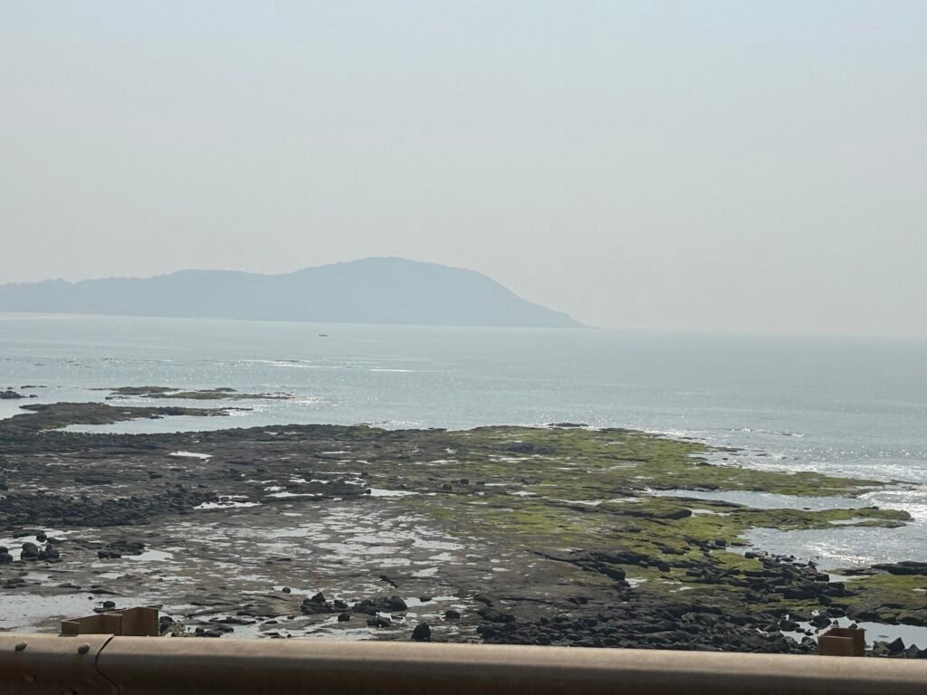 tidal pools on konkan coast arabian sea