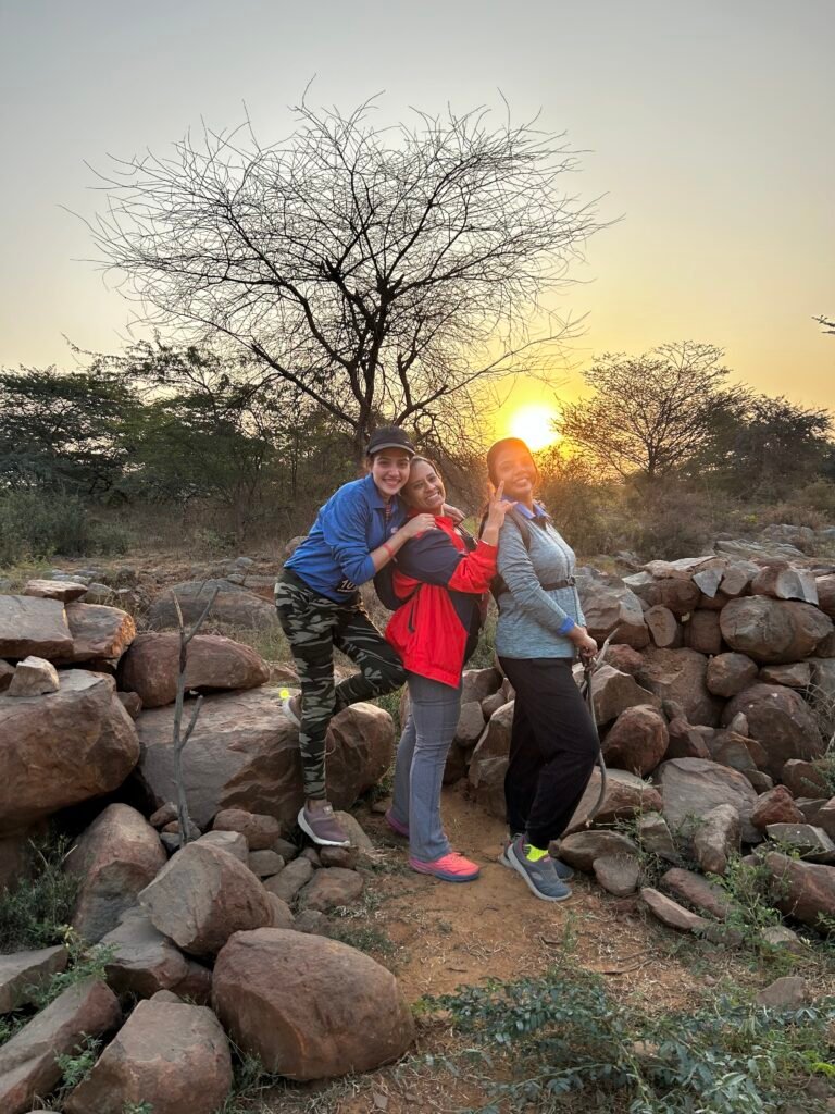 Smiling through the climb – hiking happiness!”