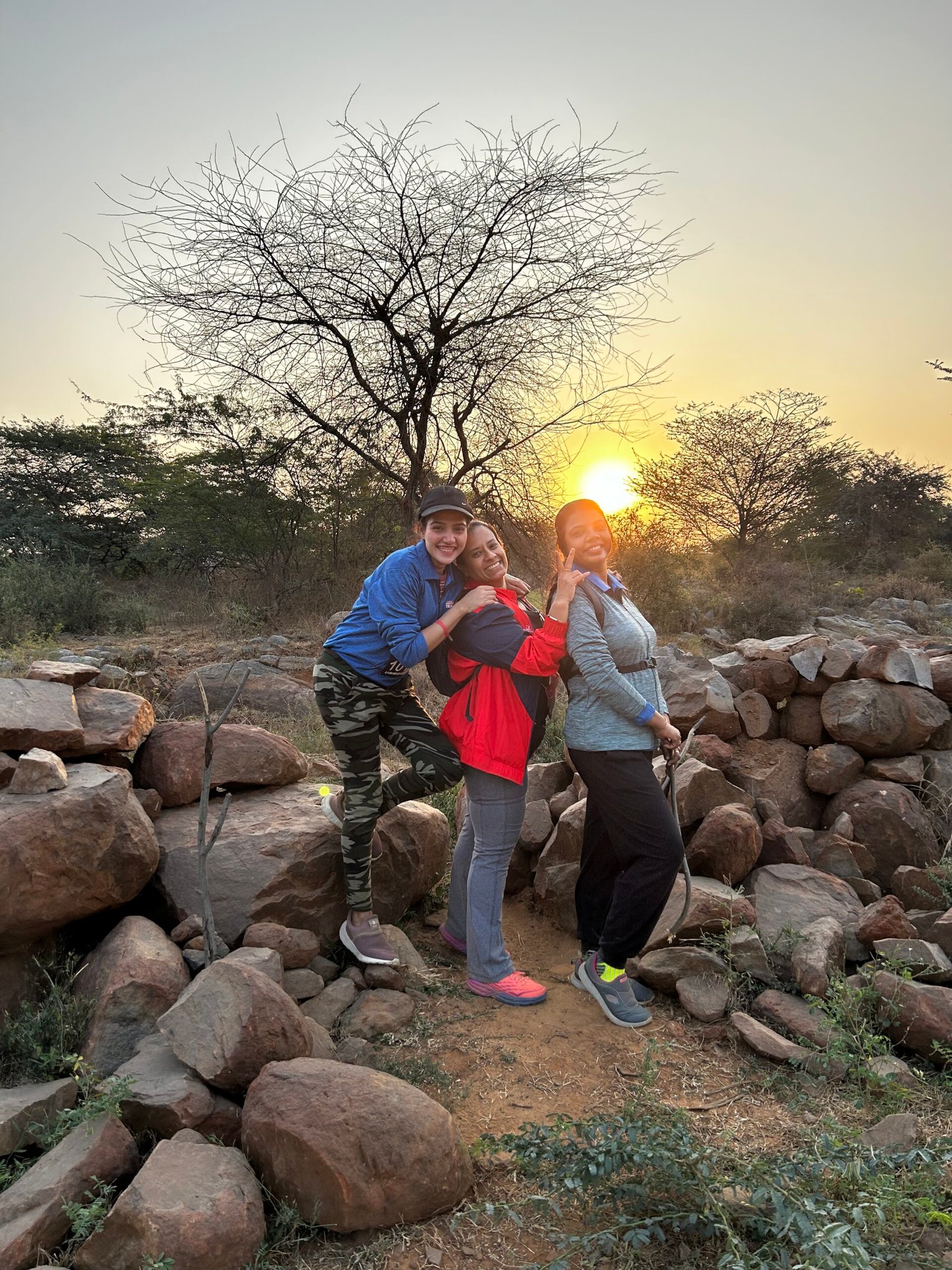 Smiling through the climb – hiking happiness!”