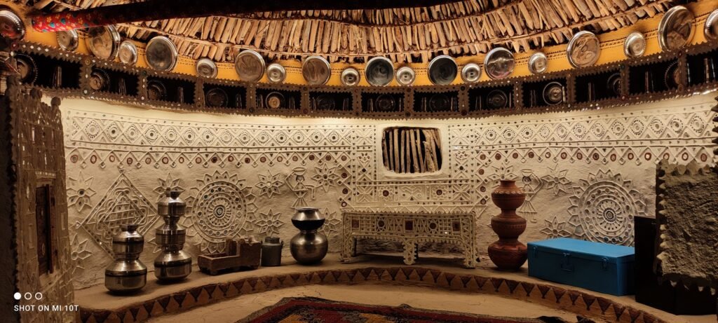 Kutch Handwork on walls of a village