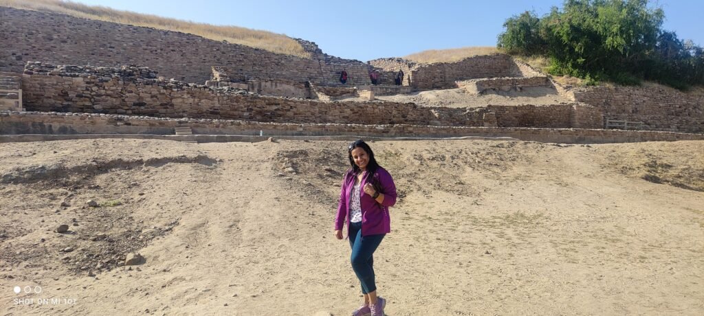 Exploring the ancient ruins of Dholavira, an Indus Valley Civilization archaeological site in Gujarat, India.