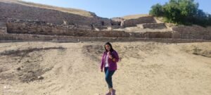 Exploring the ancient ruins of Dholavira, an Indus Valley Civilization archaeological site in Gujarat, India.